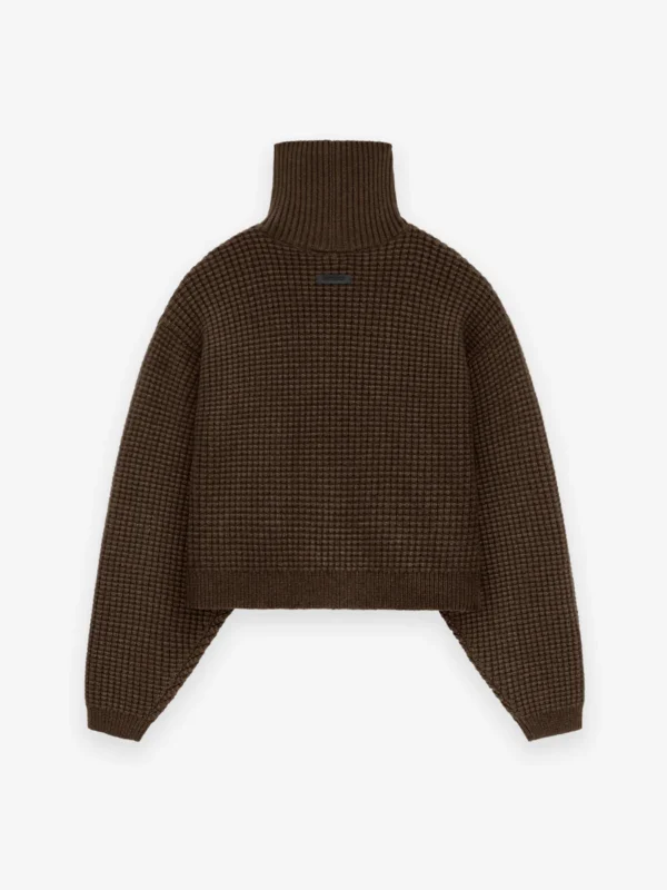 192HO247325FW HEAVYWAFFLECROPPEDTURTLENECK BROWN 2 900x