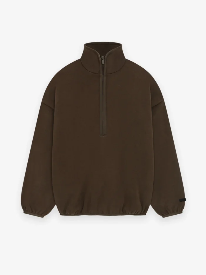 Essentials Brushed Half Zip Pullover