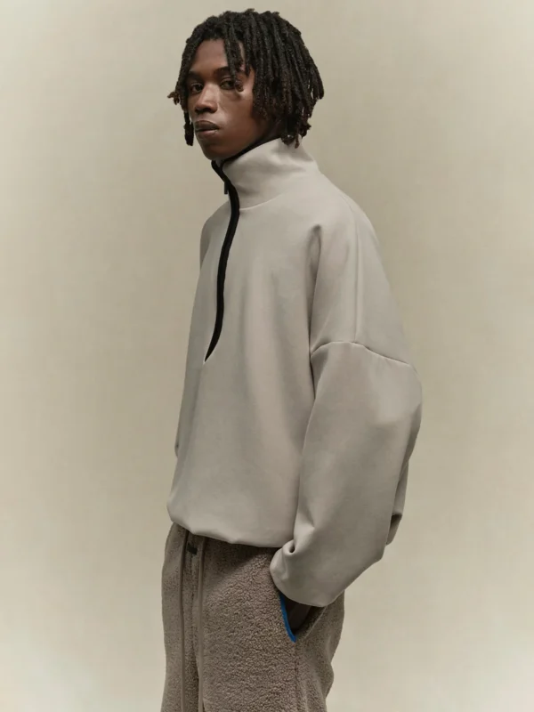 Fear Of God Suede Fleece Half Zip